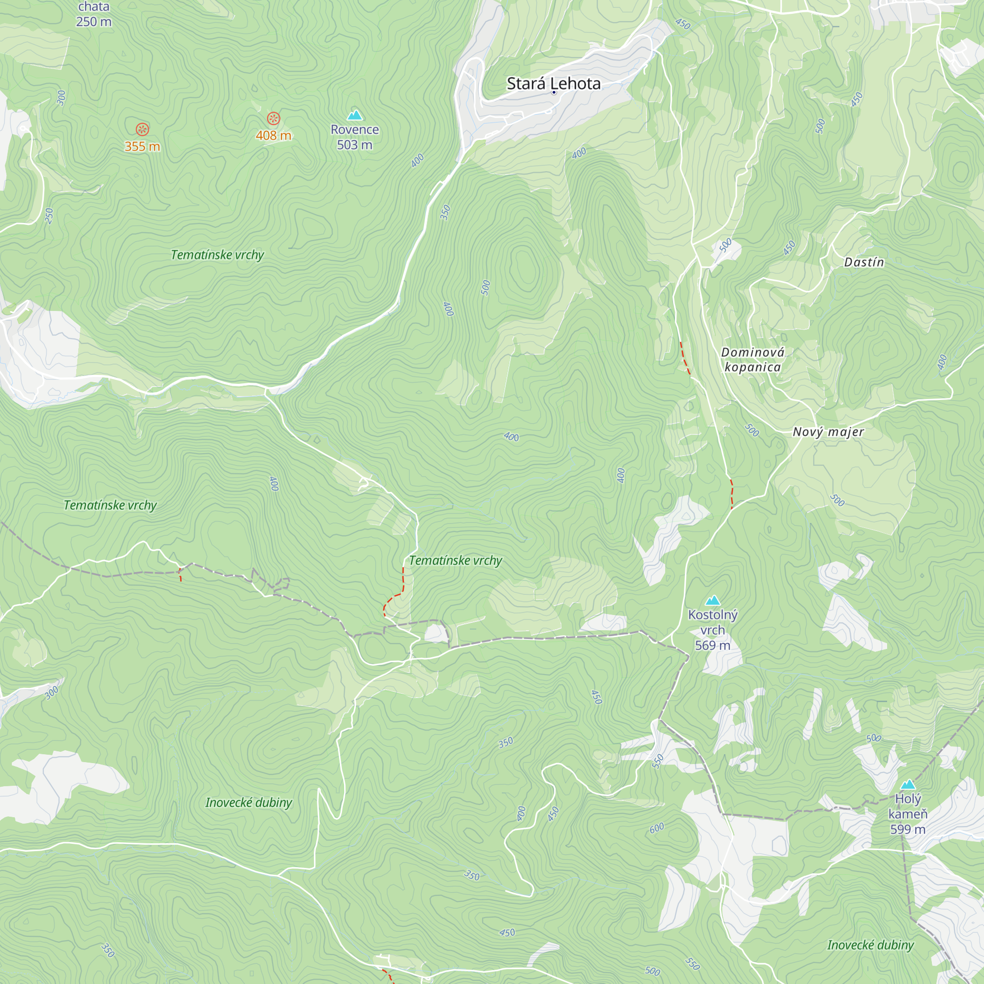 Chata Oľga map
