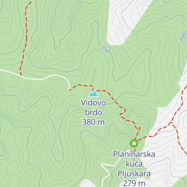 Map of Vidovo brdo
