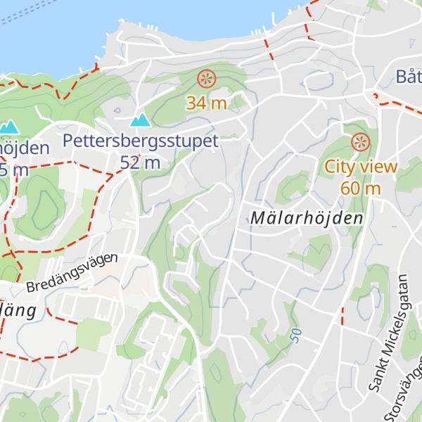 Map of Backvindeln