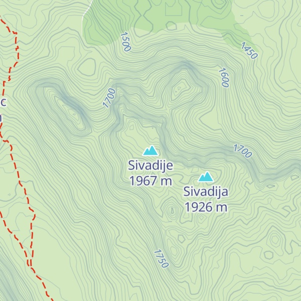 Map of Sivadije