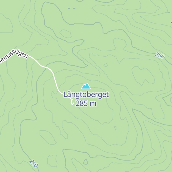 Map of Långtoberget