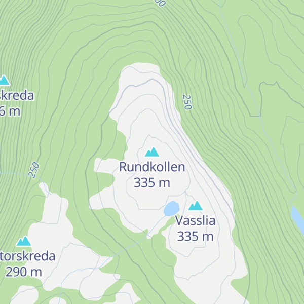 Map of Rundkollen