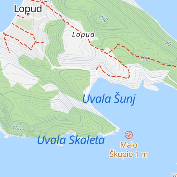 Map of Magic sun beach