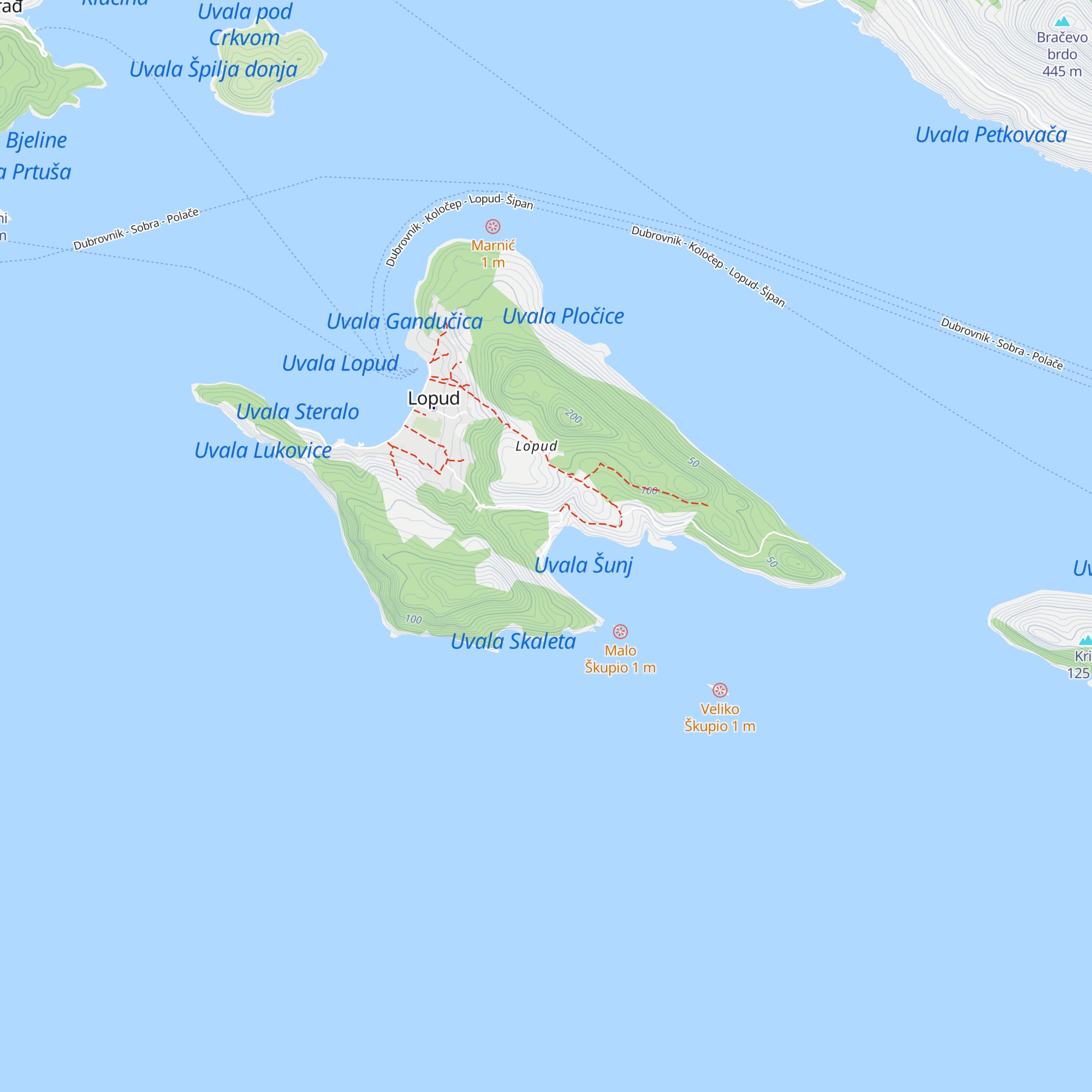 Magic sun beach map