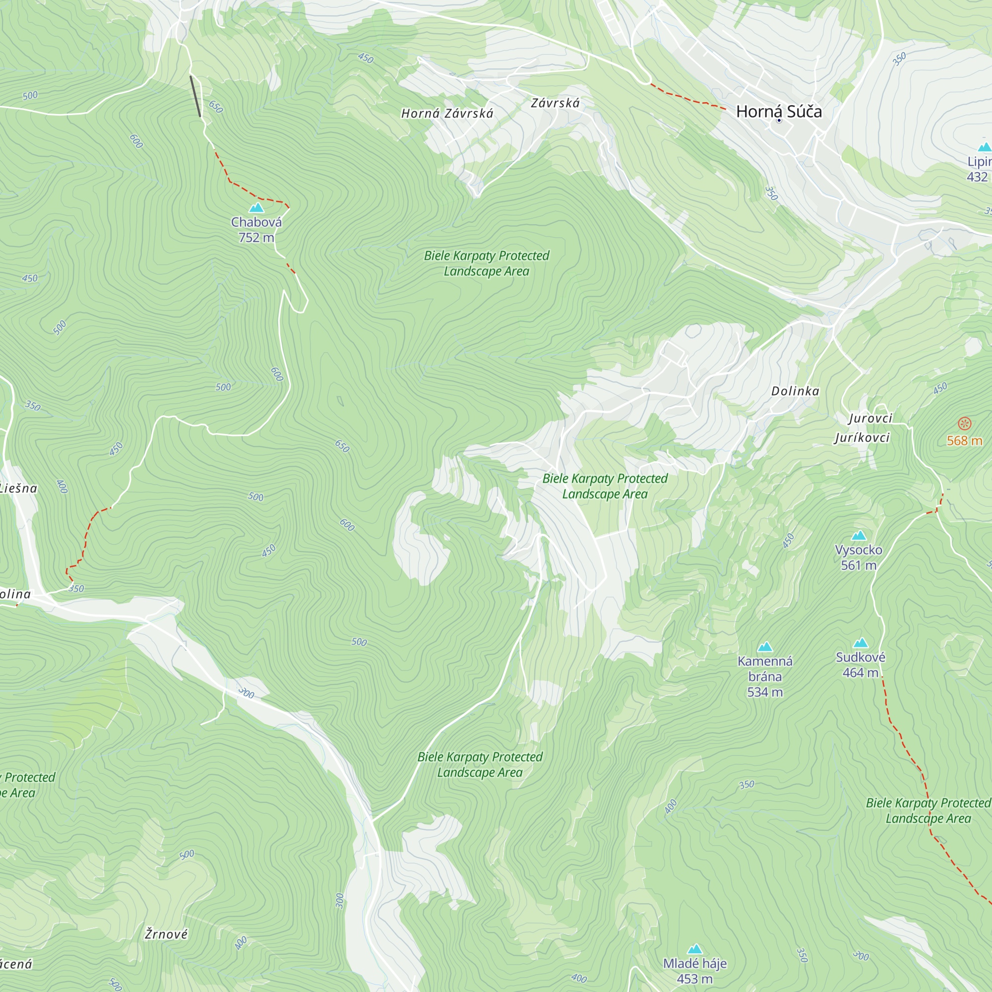 Chata Rozárka map