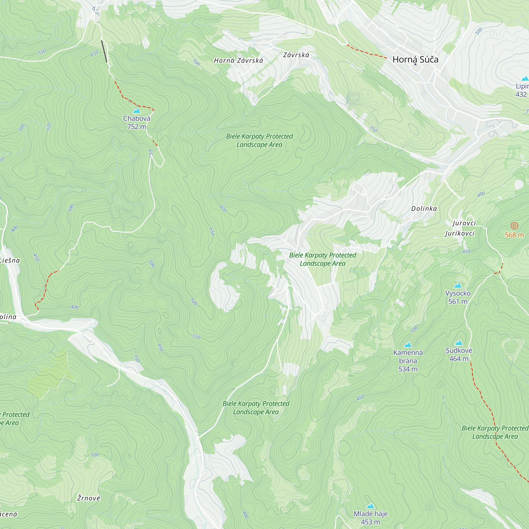 Chata Rozárka map
