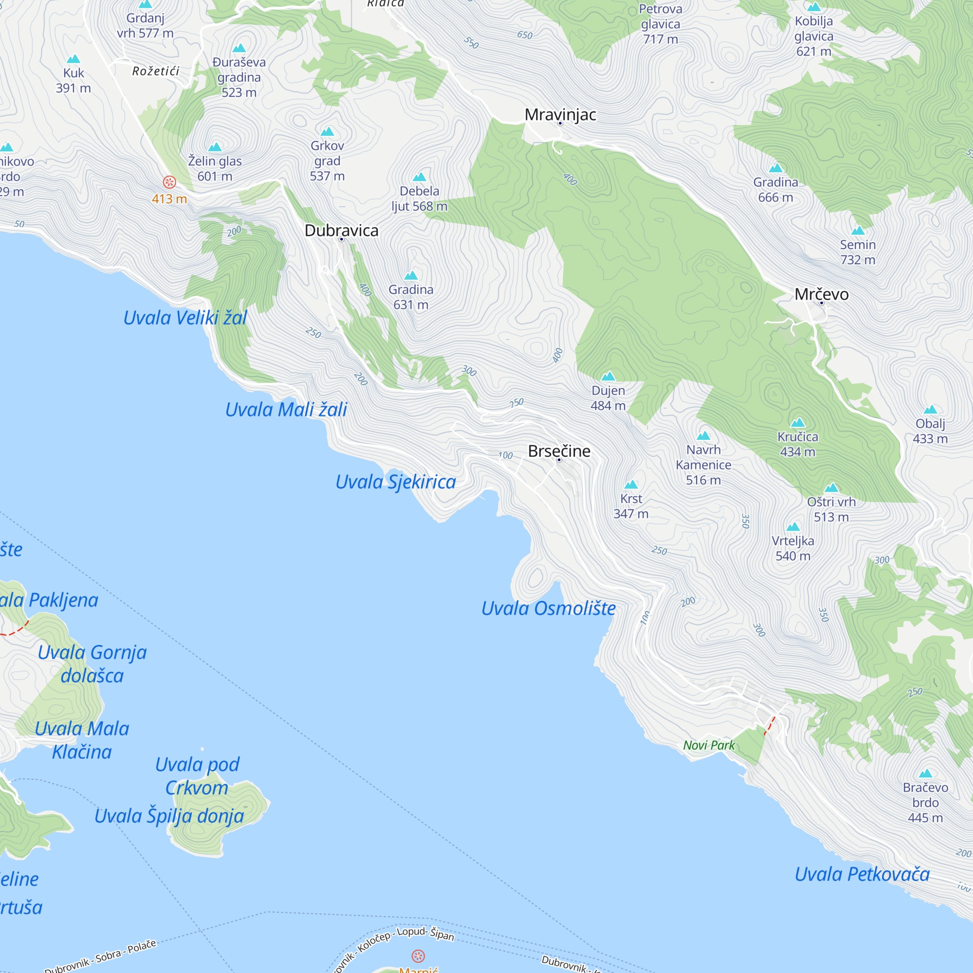 Fisherman's House Brsecine map
