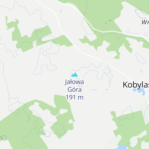 Map of Jałowa Góra