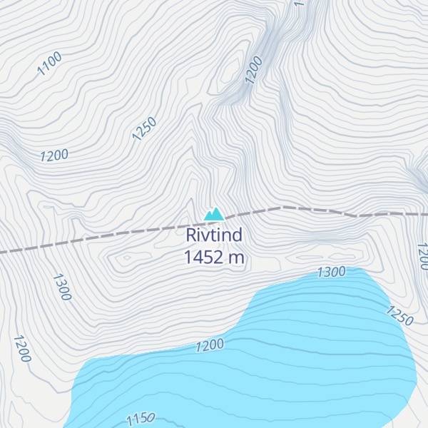 Map of Rivtind