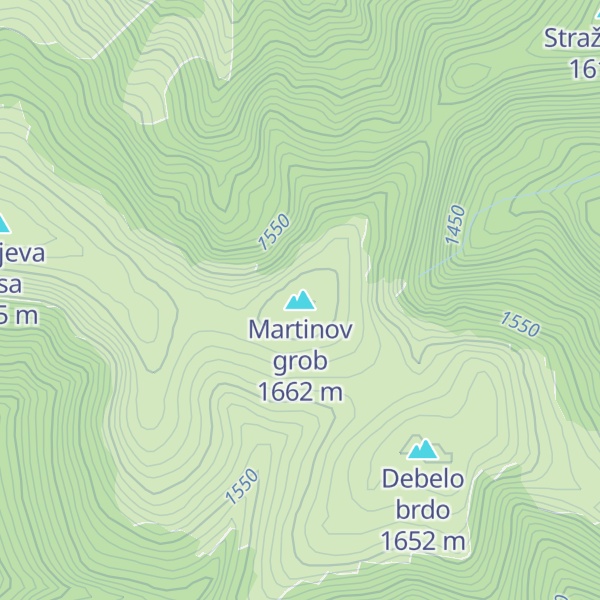 Map of Martinov grob