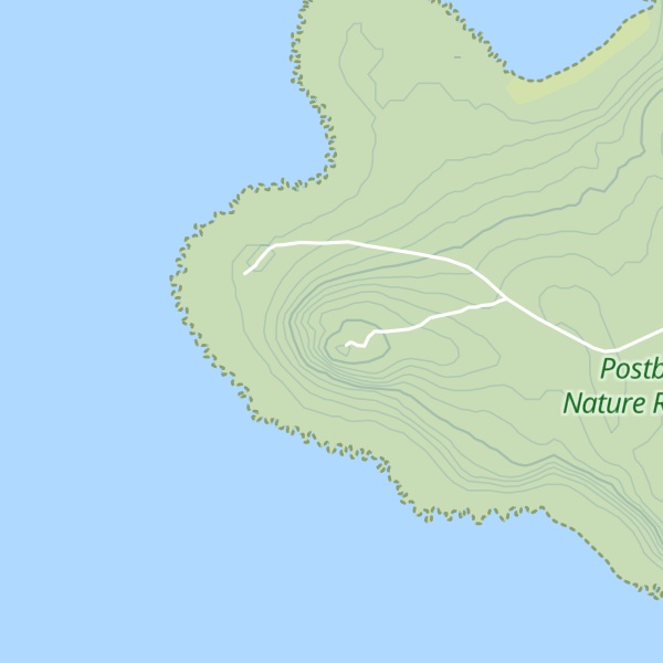Map of South Head Hill