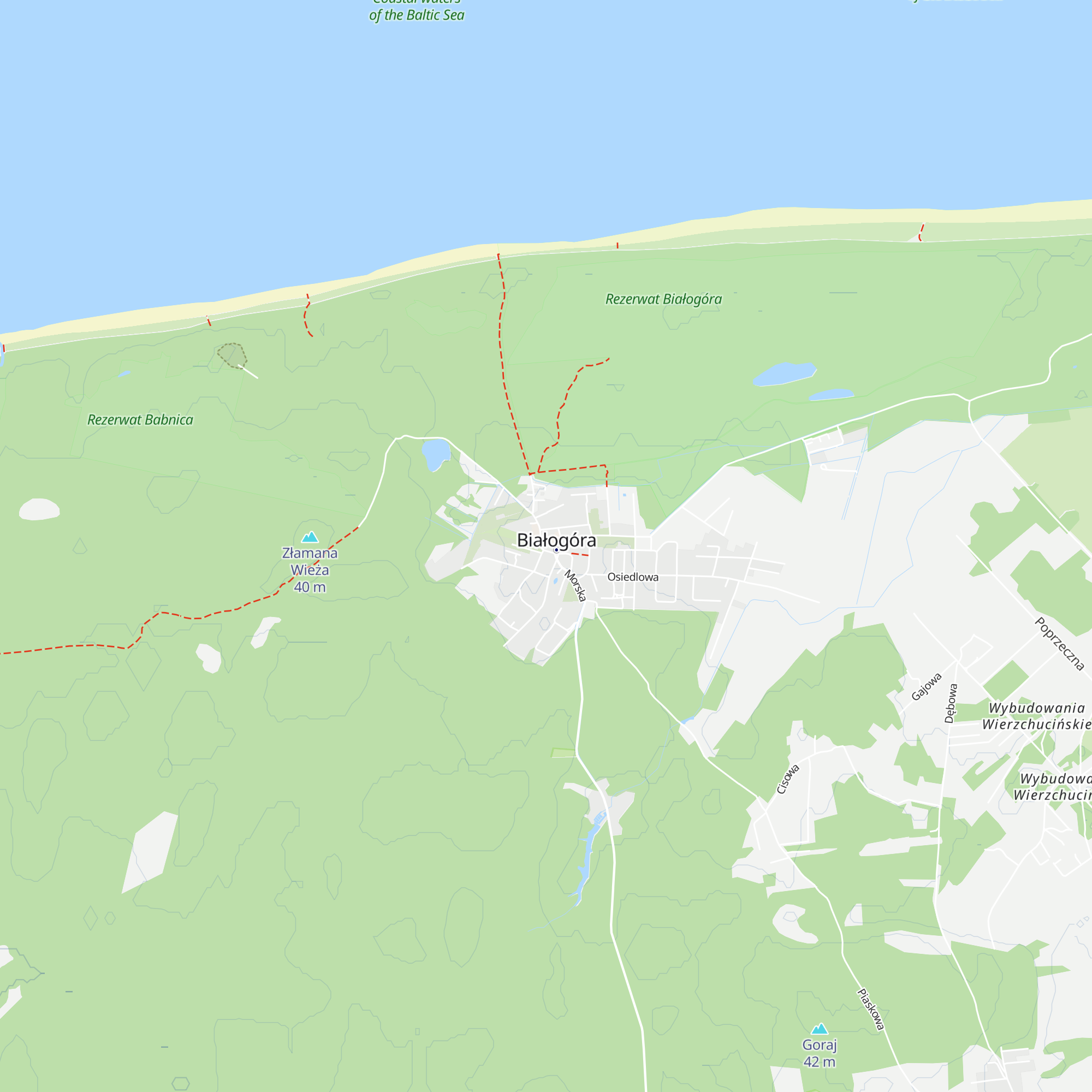 Punkt informacji turystycznej map