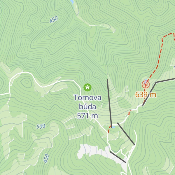 Map of Tomova búda