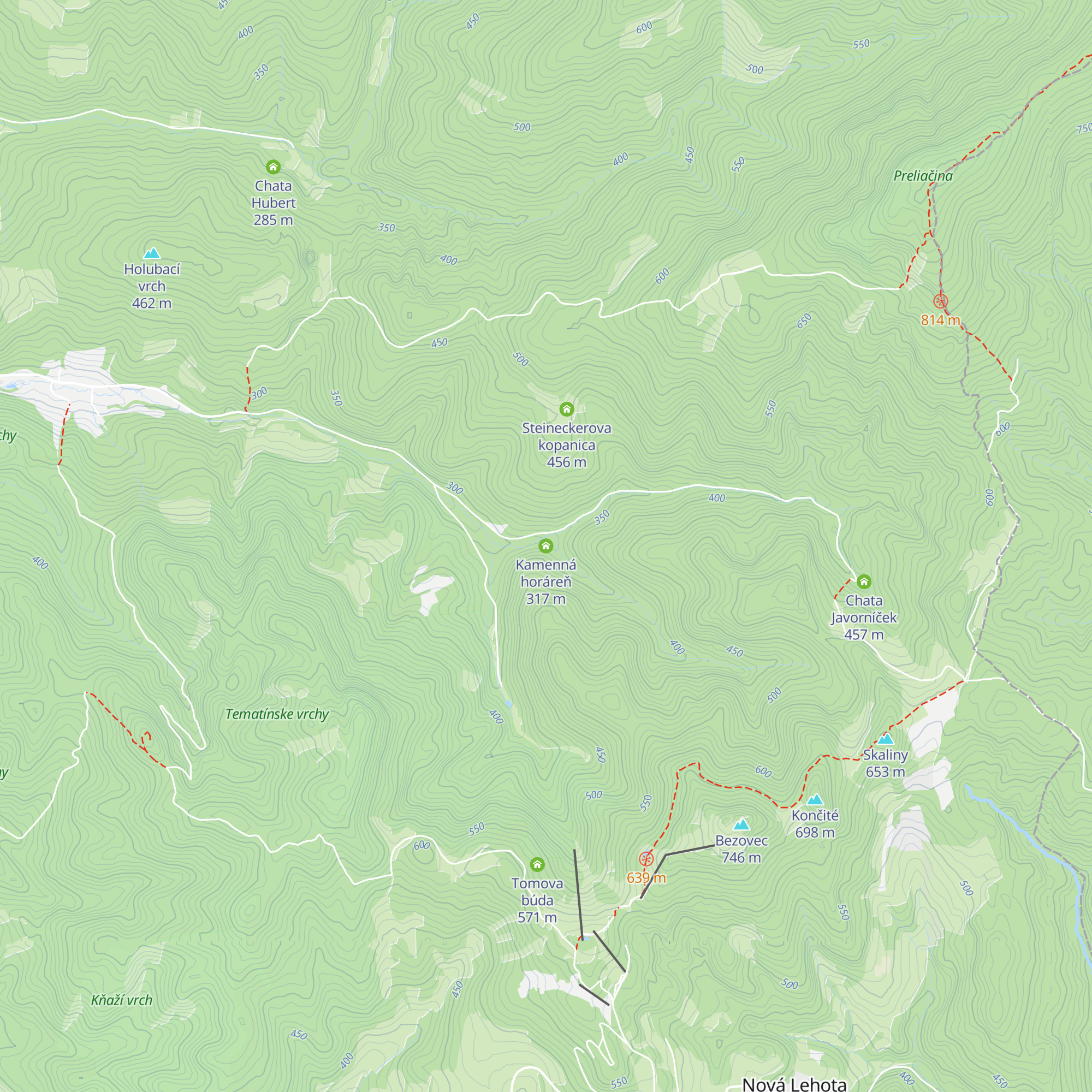 Kamenná horáreň map