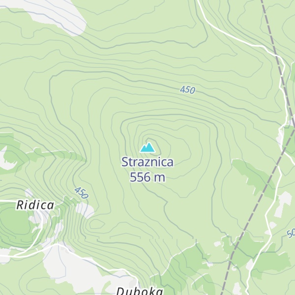 Map of Straznica