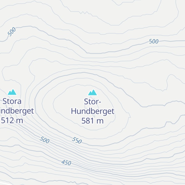 Map of Stor-Hundberget
