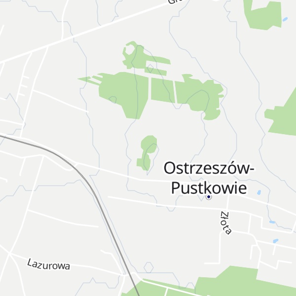 Map of Ostra Góra