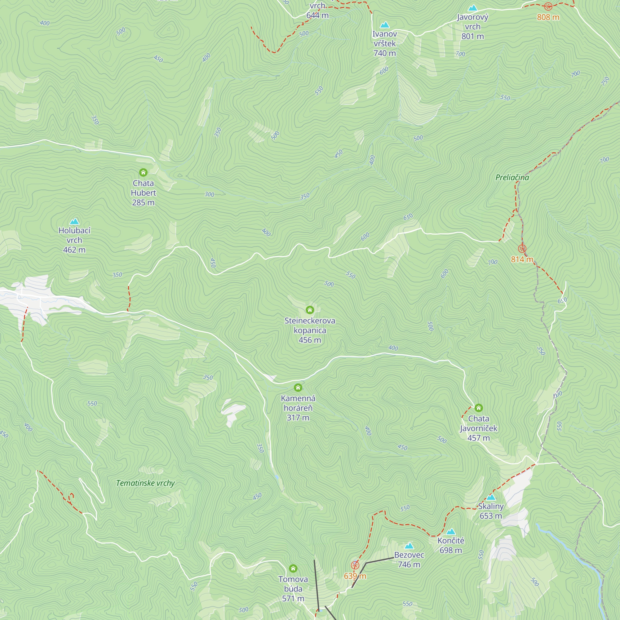 Steineckerova kopanica map