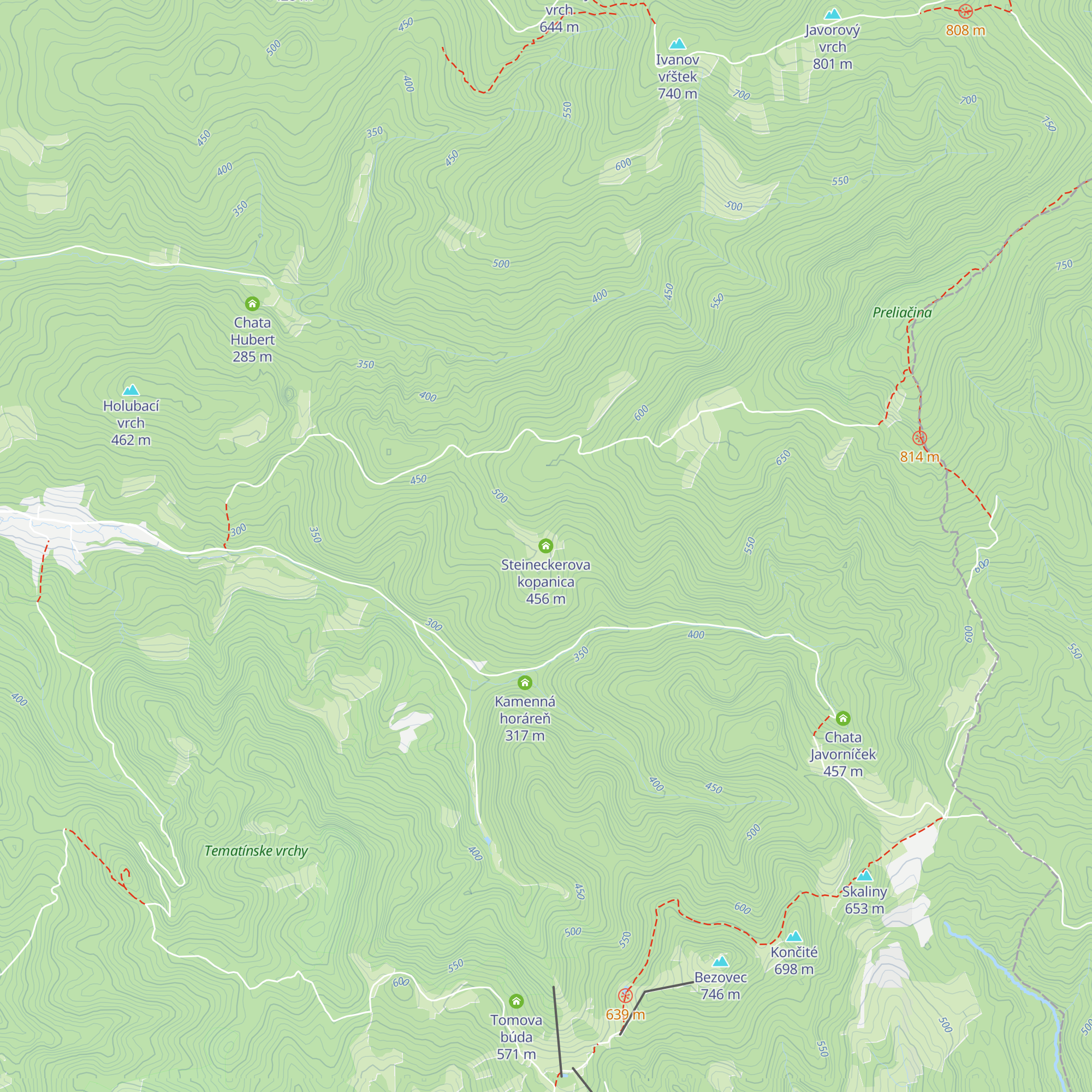 Steineckerova kopanica map