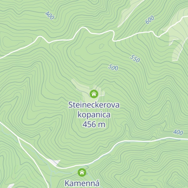 Map of Steineckerova kopanica