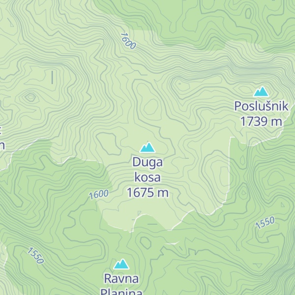 Map of Duga kosa