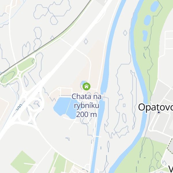 Map of Chata na rybníku