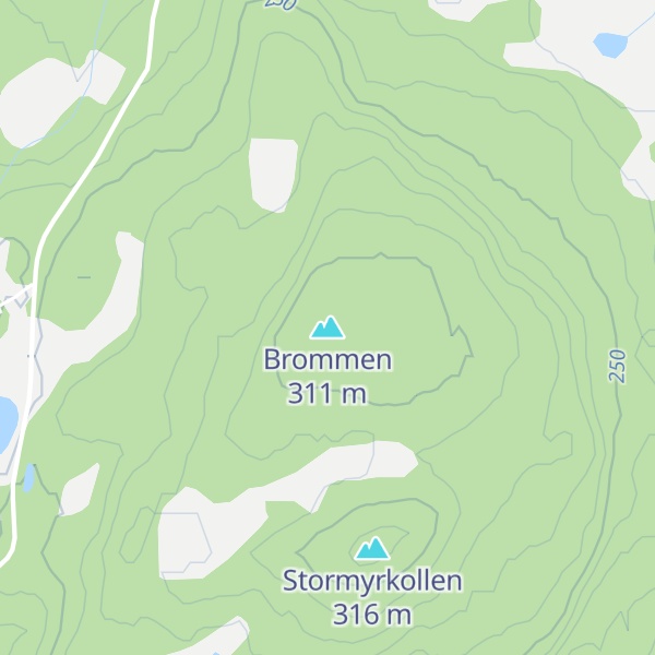 Map of Brommen