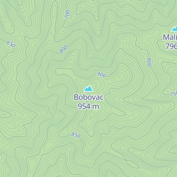 Map of Bobovac