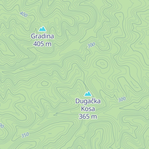 Map of Crna Glava