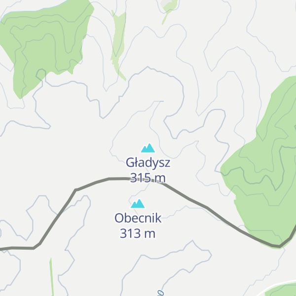 Map of Gładysz