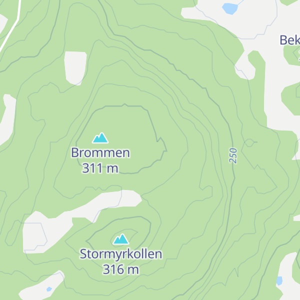 Map of Lyttarhaugen