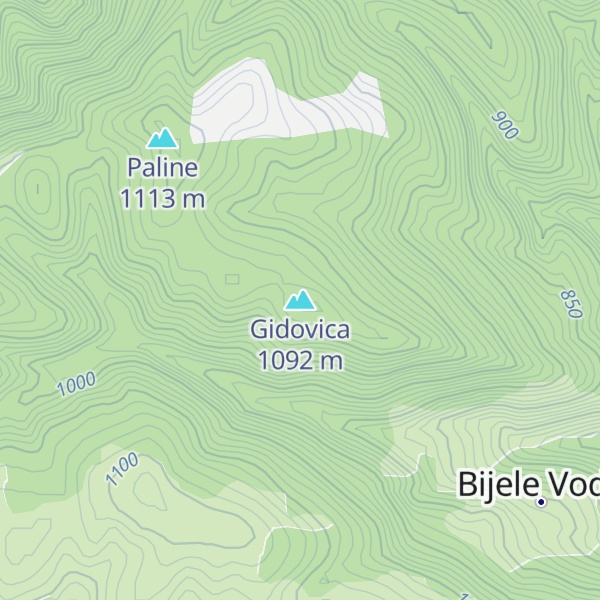 Map of Gidovica