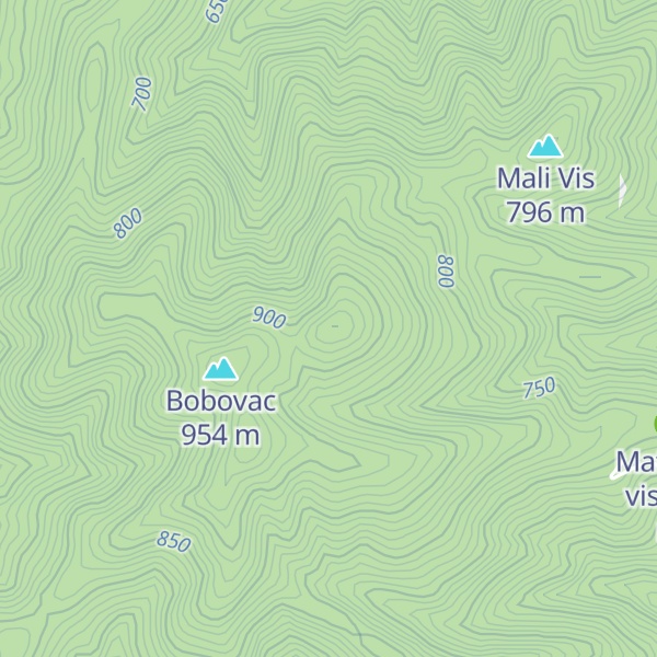 Map of Matinski vis