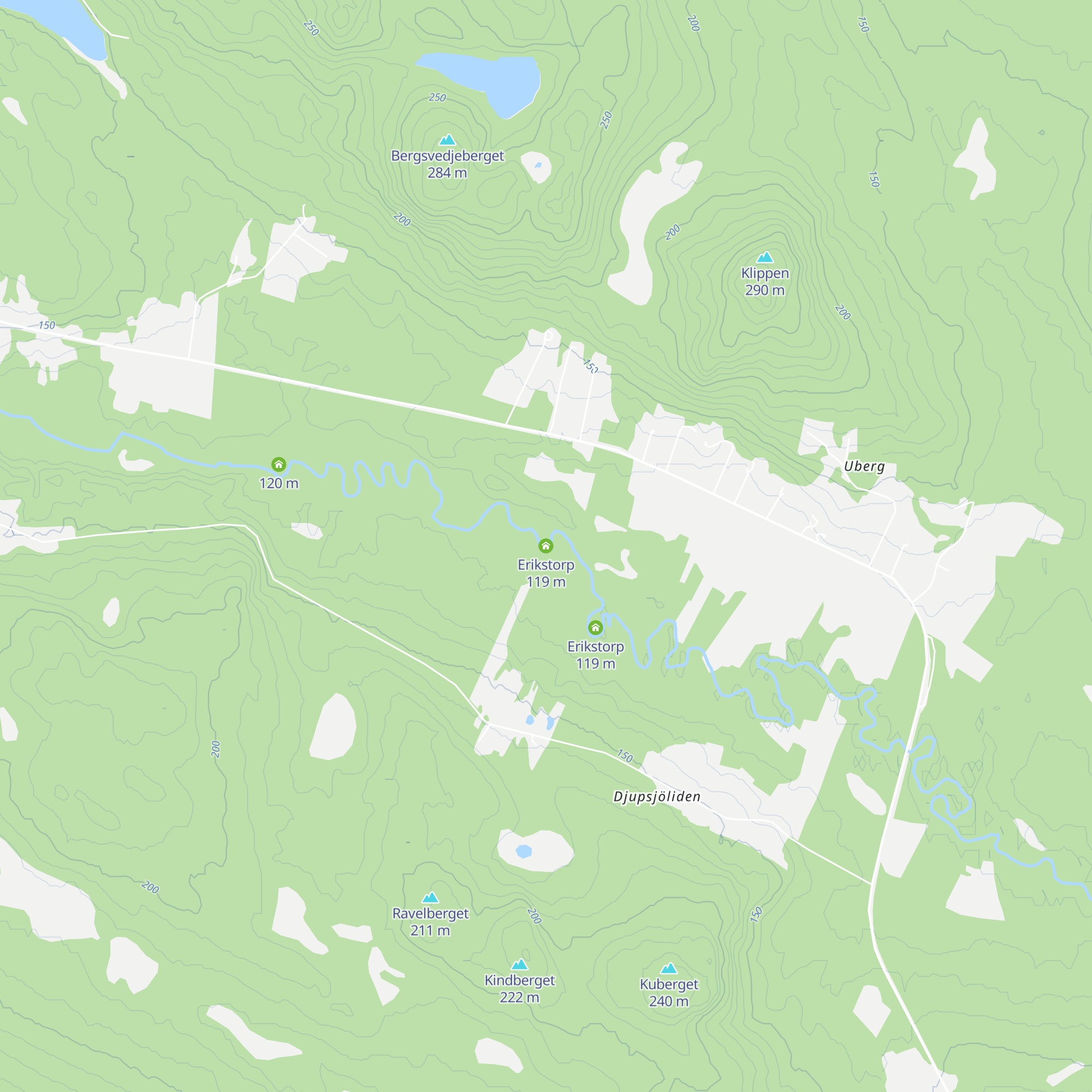 Erikstorp map