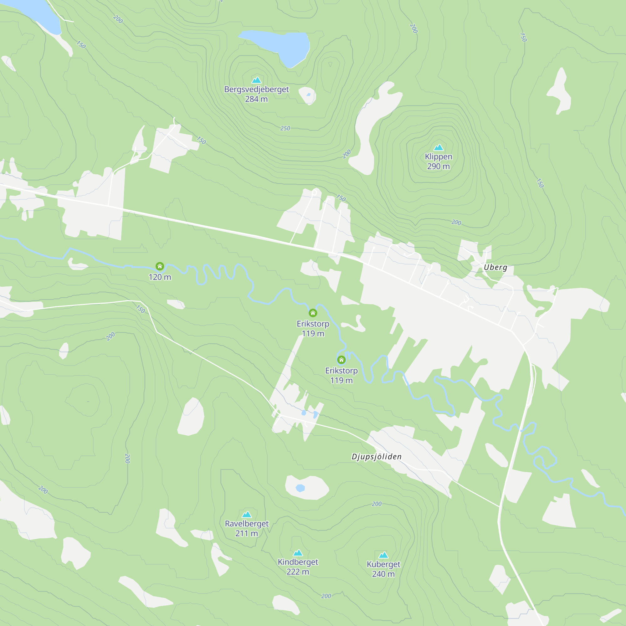 Erikstorp map