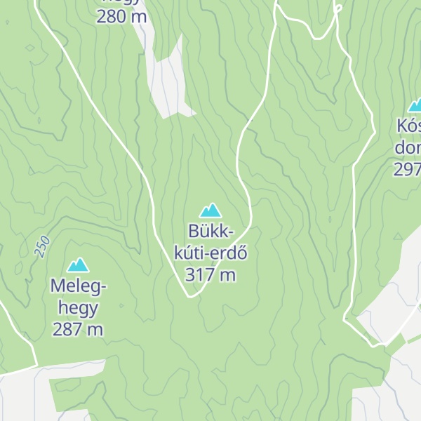 Map of Bükk-kúti-erdő