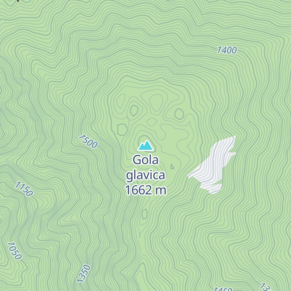 Map of Gola glavica