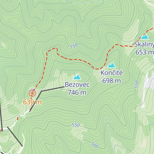 Map of Bezovec