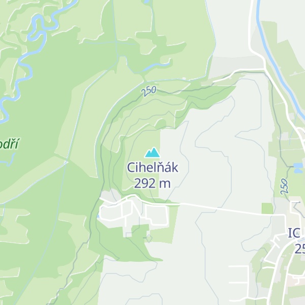 Map of Cihelňák