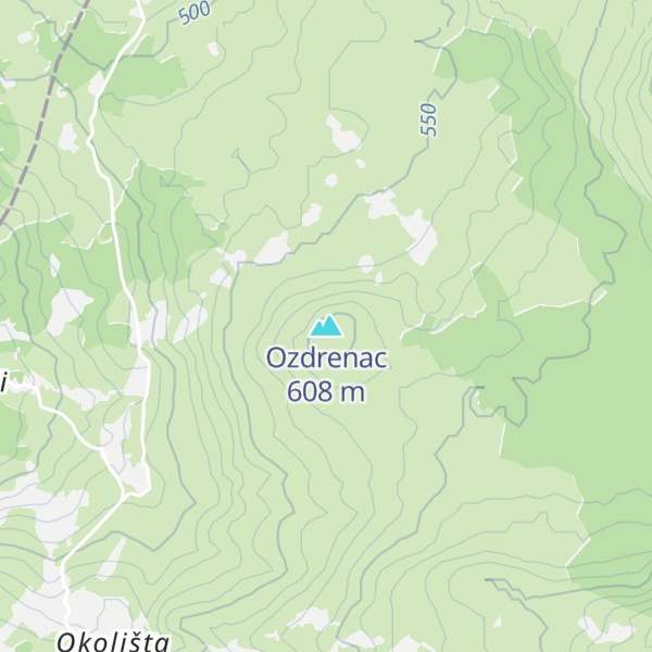 Map of Ozdrenac