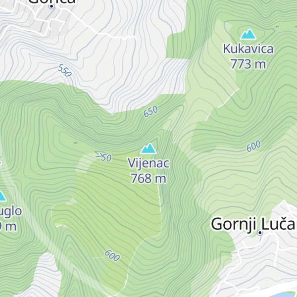 Map of Vijenac
