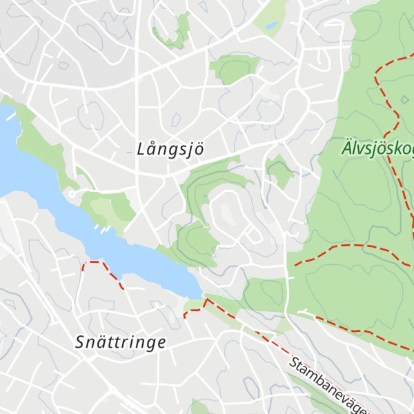 Map of Långsjöhöjden