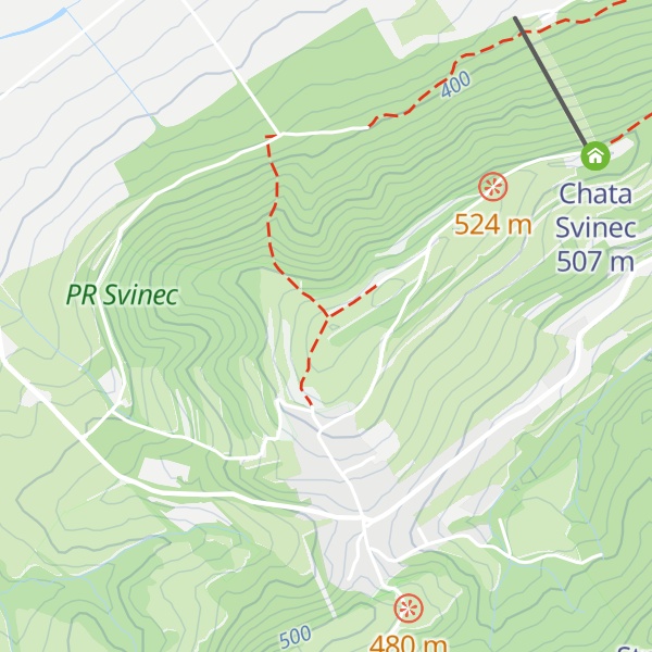 Map of Svinec