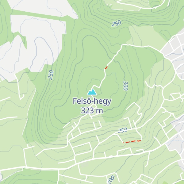 Map of Felső-hegy