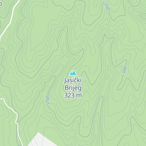 Map of Jasički Brijeg