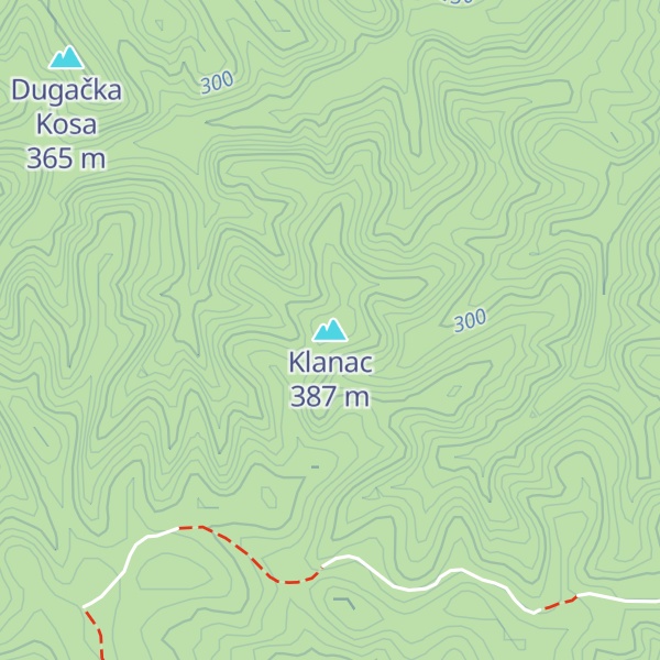 Map of Klanac