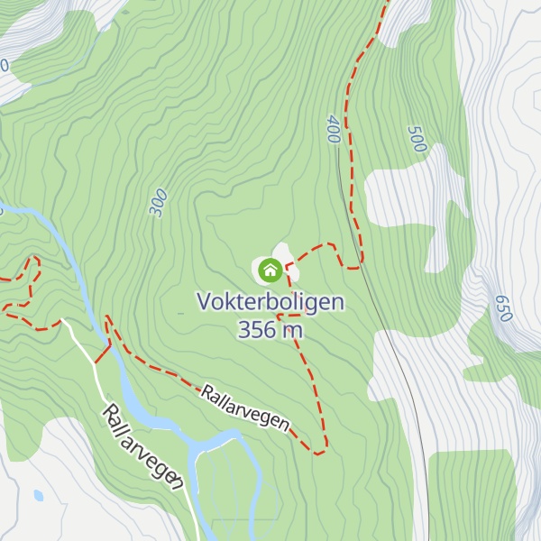 Map of Vokterboligen
