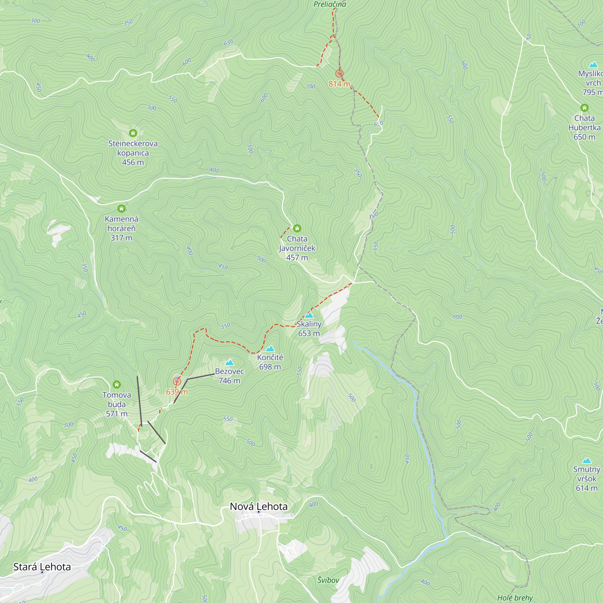 Skaliny map