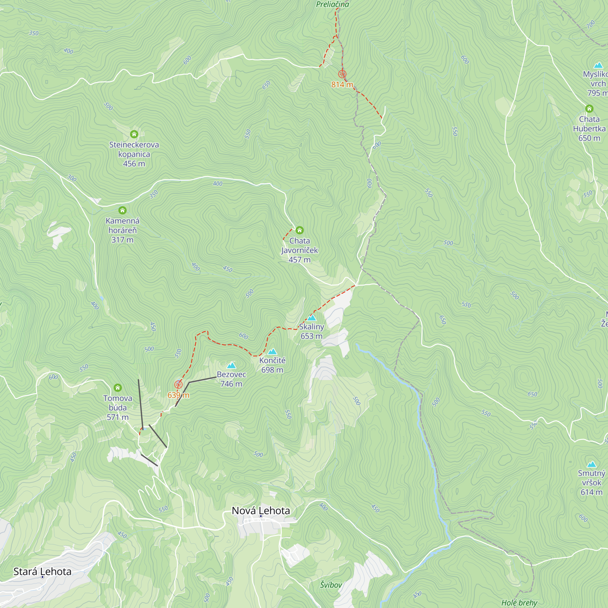 Skaliny map
