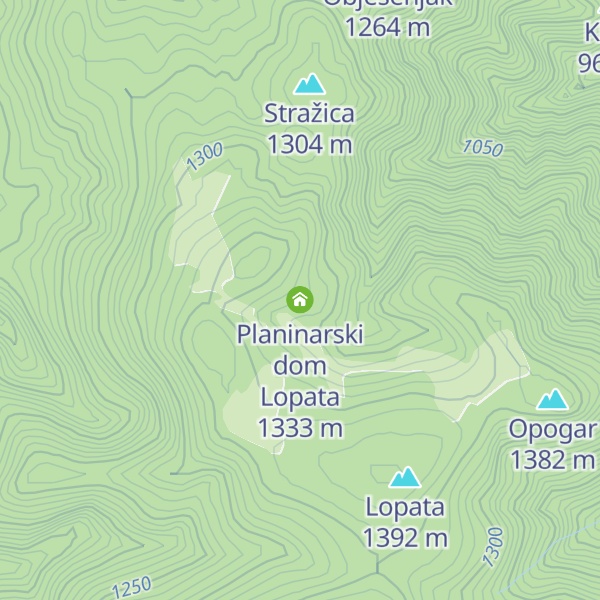 Map of Planinarski dom Lopata